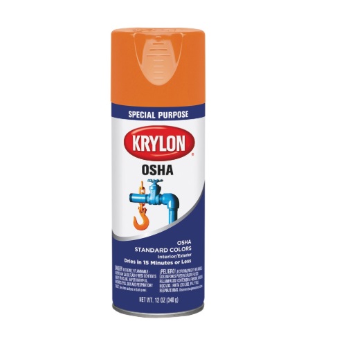 12 oz Industrial OSHA Paint, Safety Orange ( K02410777) | HomElectrical.com