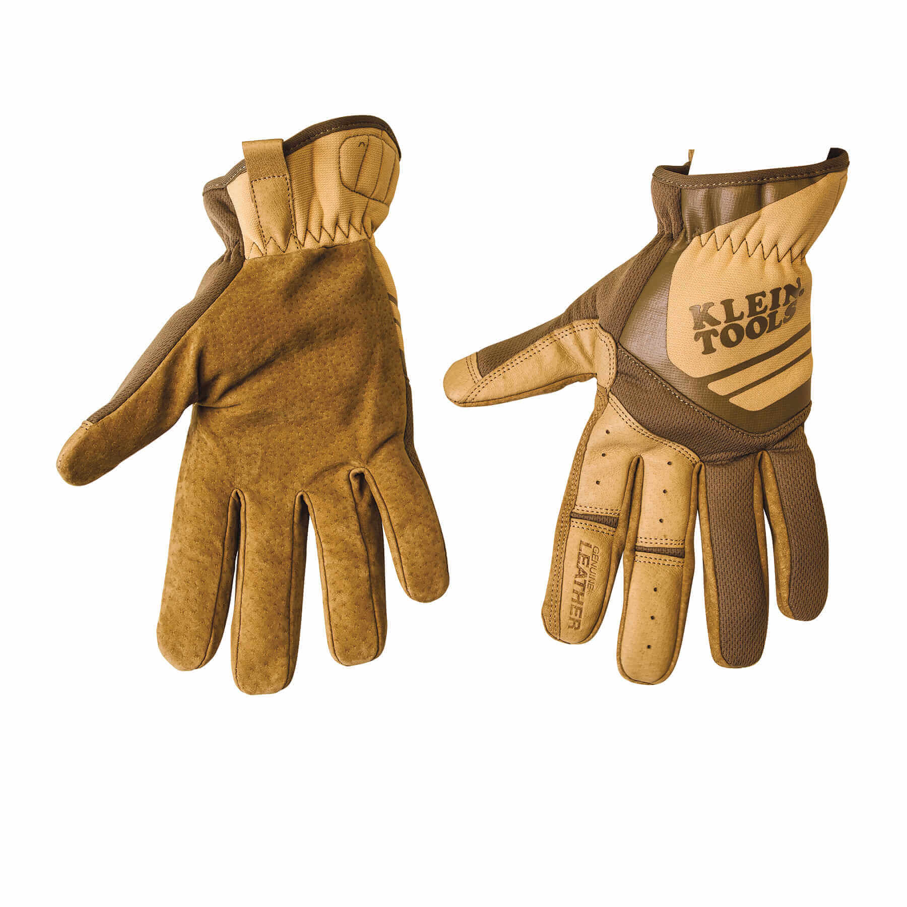Klein Tools Journeyman Leather Utility Gloves, Medium (Klein Tools