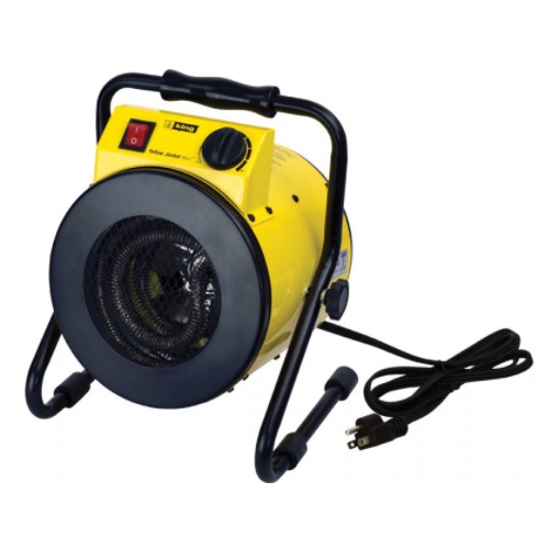 King Heat 1500W Portable Garage Heater w/ 120V Plug, 175 Sq Ft, 216 CFM