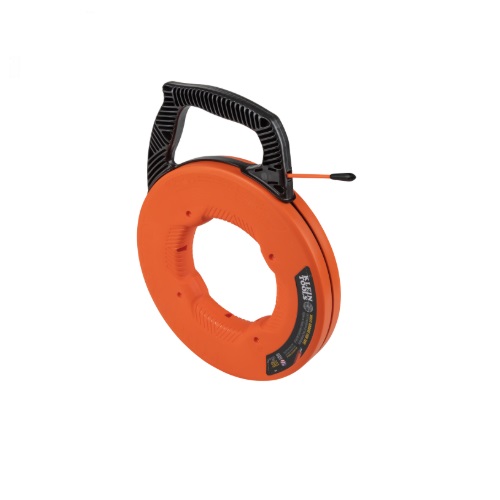 Klein Tools 100Ft MultiGroove Fiberglass Fish Tape w/ Nylon Tip