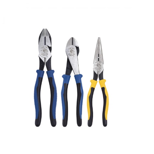 Klein Tools 3 Piece Plier Set w/ Ergonomic Handles (Klein Tools 94120)