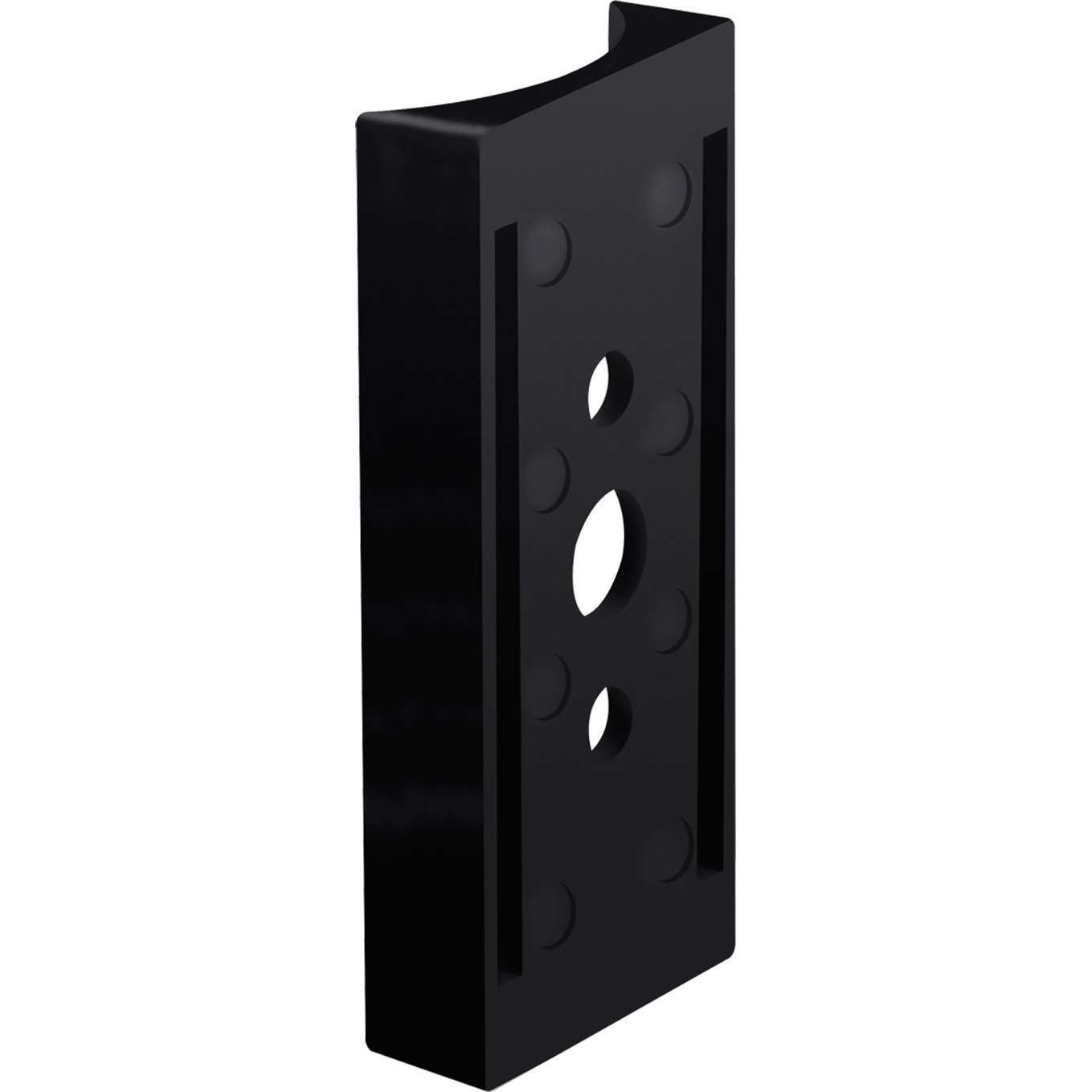 NovaLux Bronze Flat Bracket Stealth LED Adapter for Round Pole (NovaLux