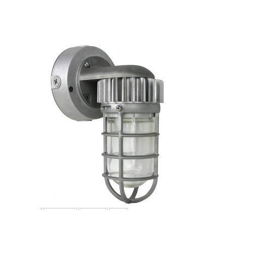 Satco 13W LED Vapor Proof Jelly Jar Light, Wall Mounted (Satco 65078