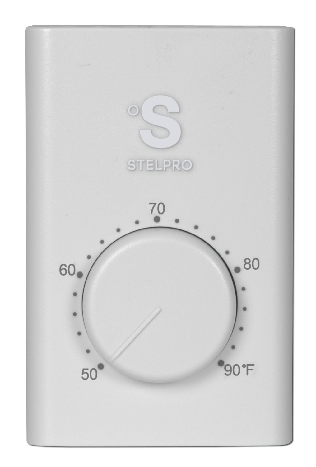 Stelpro Built-in Thermostat, Single Pole, 120-600V, White (Stelpro