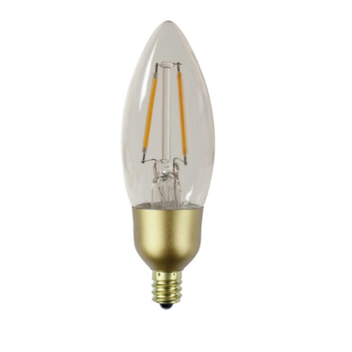 TCP LED B11 Bulb - 4W Dimmable Decorative Light, 2700K Warm White, E26 Base