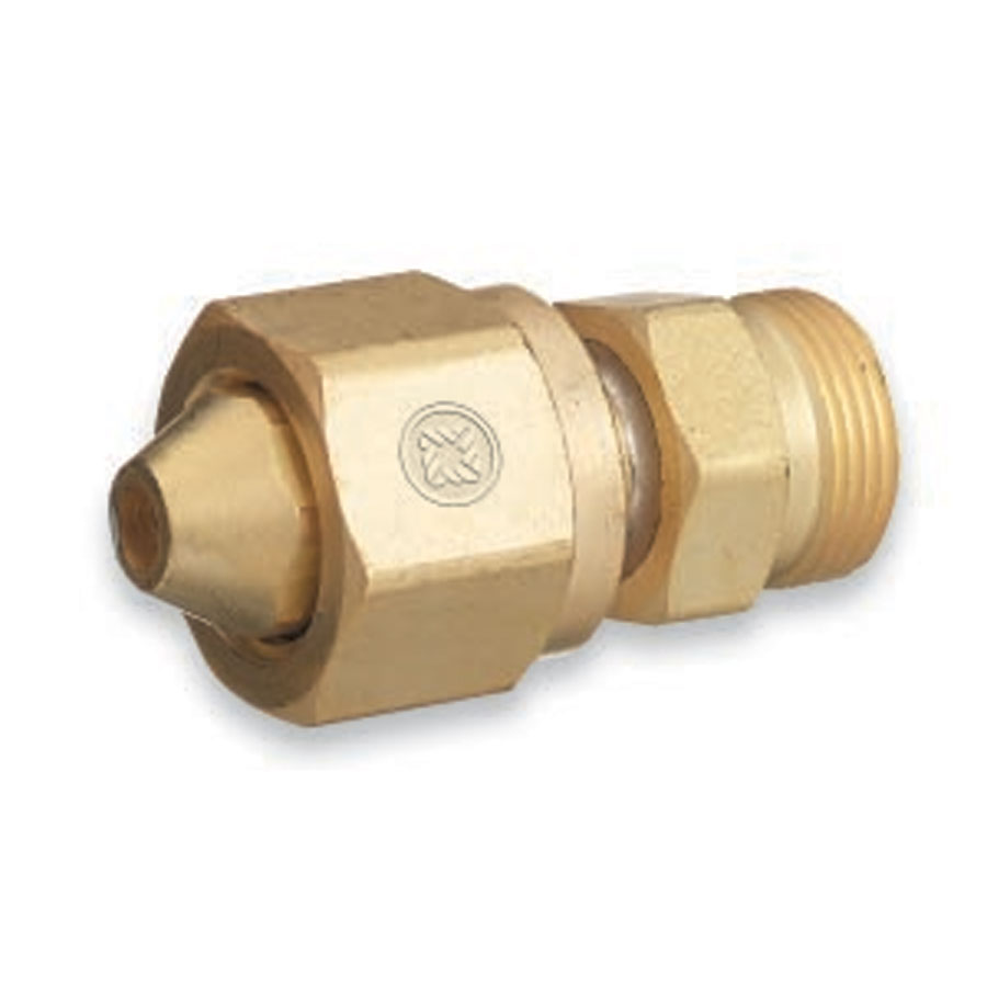 Brass Cylinder Adaptors,Cga-520 B Tank Acetylene To Cga-300 Commercial