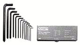 KeyANNIVERSARY　PR+ Allen Long Arm Hex Key Set, 13 Piece Set ,with Metal Box (Allen