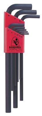 Bondhus Hex L Wrench Key set Metric Bondhus 12199