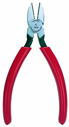 Klein Tools 6" Side-Cutting Long Nose Pliers w/ Spring, Yellow (Klein Tools D203-6C)