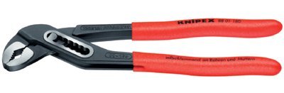 Knipex 7" Chrome Vanadium Steel Alligator Pliers w/ Plastic Handle (Knipex 8801180)