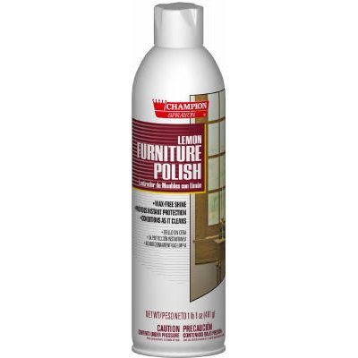 Champion 17 Oz Lemon Scented Sprayon Furniture Polish 5136