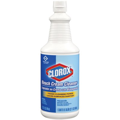 Clorox Fresh Scent, Ultra Clorox Bleach Cream Cleanser-1 Quart, Case of 8 (Clorox 30613)