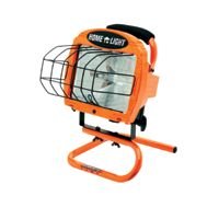 Coleman 500W Orange Portable Halogen Work Light w/ Switch (Coleman L33)