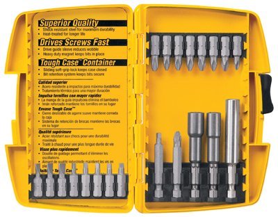 Dewalt 21 Piece Screwdriving Set with Tough Case, Set (Dewalt DW2161)