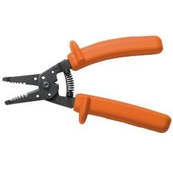 Klein Tools Insulated Klein-Kurve Wire Stripper/Cutter - Solid and Stranded Wire (Klein Tools 11055-INS)