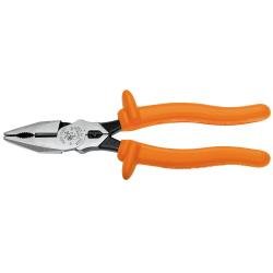 Klein Tools Insulated Universal Side-Cutting Pliers - Connector Crimping (Klein Tools 12098-INS)