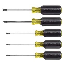 Klein Tools 5-Piece TORX Cushion-Grip Screwdriver Set (Klein Tools 19555)