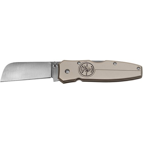 Klein Tools Lightweight Lockback Knife, 2-1/2'' Coping Blade (Klein Tools 44007)