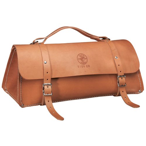 Klein Tools 18'' Deluxe Leather Bag (Klein Tools 5108-18)