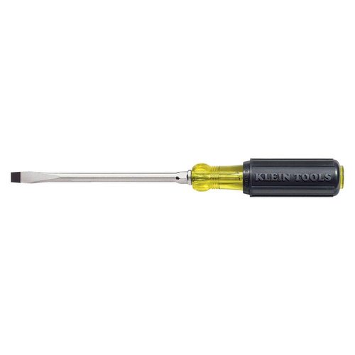 Klein Tools 7/32'' Keystone-Tip Screwdriver 3'' Heavy-Duty Round Shank (Klein Tools 602-3)