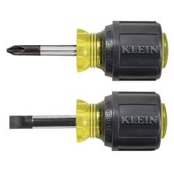 Klein Tools 2-Piece Stubby Screwdriver Set (Klein Tools 85071)