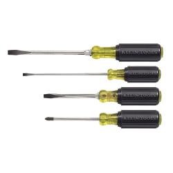 Klein Tools 4-Piece Cushion-Grip Screwdriver Set (Klein Tools 85105)