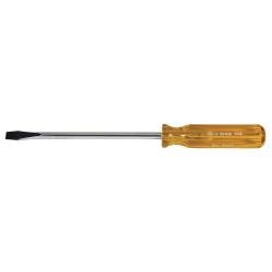 Klein Tools 3/8'' Keystone-Tip Screwdriver - 8'' Round-Shank (Klein Tools BD408)