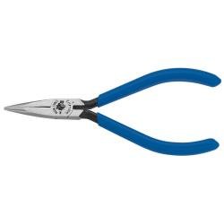 Klein Tools 4'' Midget Long-Nose Pliers - Slim Nose with Spring (Klein Tools D321-41/2C)
