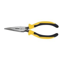 Klein Tools 6'' Journeyman Standard Long-Nose Pliers - Side-Cutting (Klein Tools J203-6)