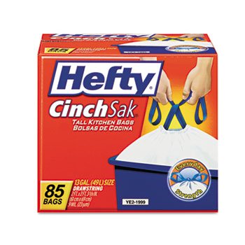trash bag hefty tall kitchen cinch sak homelectrical gallon pac list drawstring