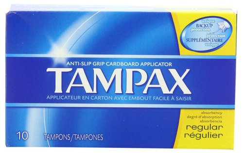 Tampax Regular Tampons 10 Count Box 20831 Homelectrical Com