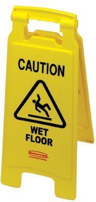 Yellow Wet Floor Sign In English Fg611277 Yel Homelectrical Com