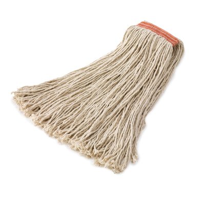 Rubbermaid White, 16-oz Cotton Premium Eight-Ply Cut-End Wet Mop Head
