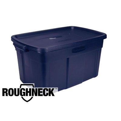 Rubbermaid Roughneck Storage Box with Carrying Handles Rubbermaid 2212CPDIM HomElectrical