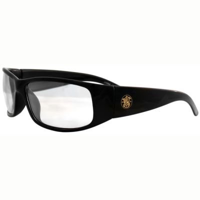 Smith and Wesson Safety Glasses 21306 Elite Indoor/Outdoor Lens Black Frame