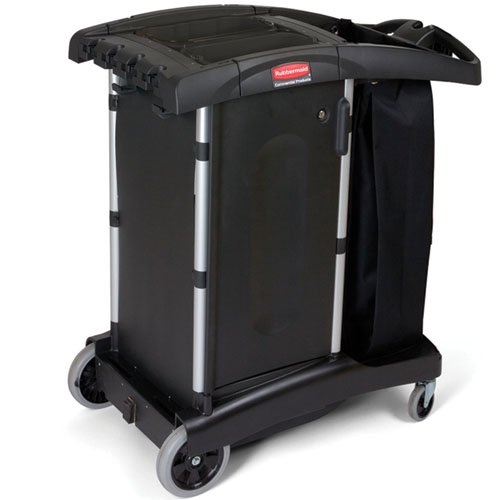 Rubbermaid Black Turndown Housekeeping Cart (Rubbermaid 9T77