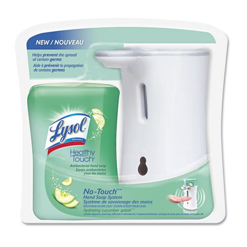 Reckitt Benckiser Lysol Cucumber Splash Touch NoTouch Hand Soap System Kit (Reckitt Benckiser