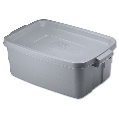 Rubbermaid Roughneck Steel Gray 10 Gal Storage Box (Rubbermaid 2214TP ...