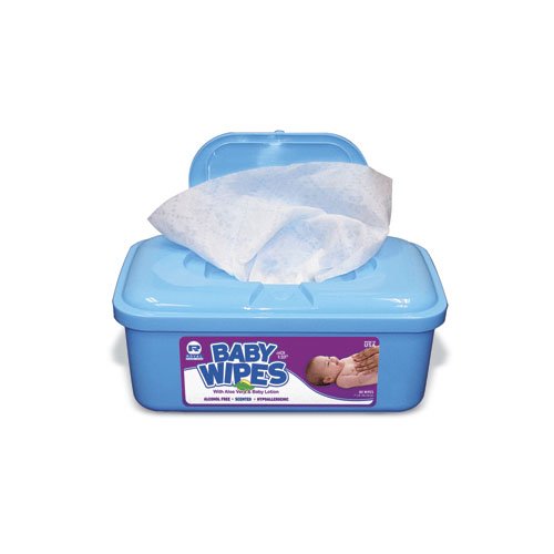 Royal Paper Hypoallergenic Unscented Baby Wipes Tub Royal Paper