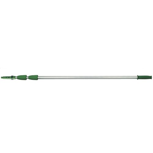Unger ED550 Opti-loc Aluminum Extension Pole 18ft Green/silver Three Sections 