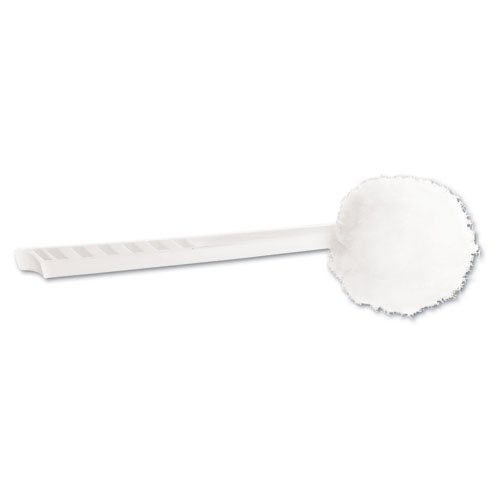 White 12 in. Plastic Toilet Bowl Mop ( 160)