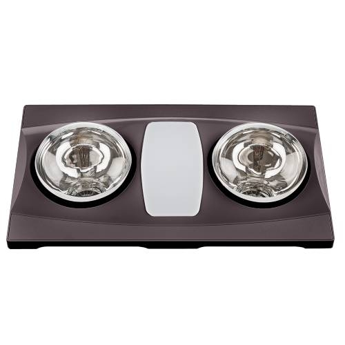 Aero Pure 80 CFM 2-Bulb Quiet Bathroom Heater Fan with Light with Oil  Rubbed Bronze Grille (Aero Pure A515A OR) | HomElectrical.com