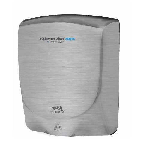 American Dryer 950W eXtremeAir ADA Hand Dryer, Wall Mounted, 110240V