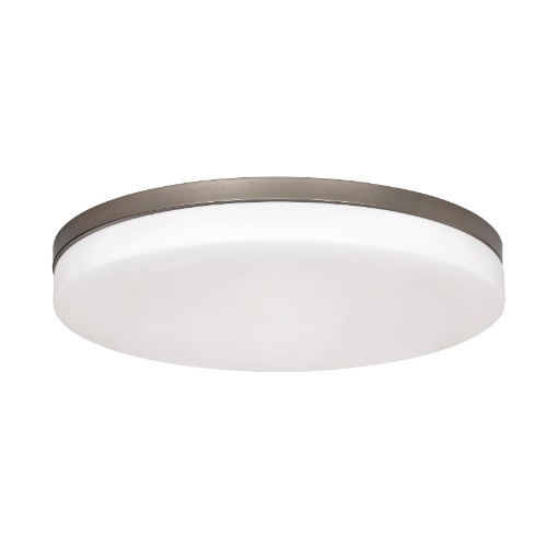 AFX 19-in 35W Oscar Flush Mount, 2800 lm, 120V, CCT Select, Nickel