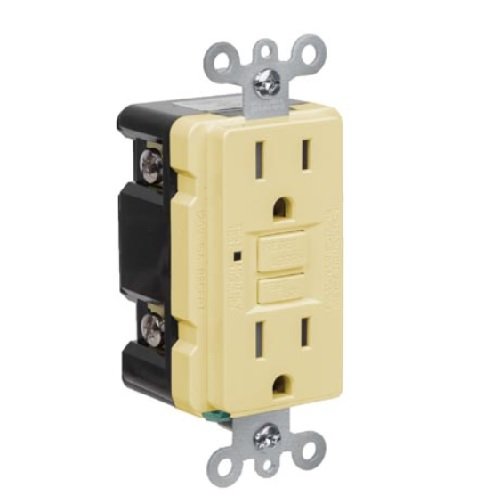 Aida 20A GFCI Receptacle w/ LED Light, Self-Test, TR & WR, 120V, LT ...