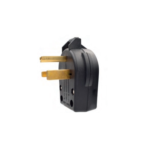 Aida 30A Power Outlet Angled Plug, 4-Pole, 4-Wire, 120V/208V (Aida