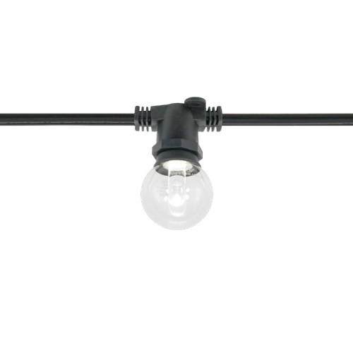 American Lighting 10W LS Series Commercial Grade Light String, Black
