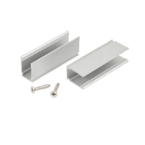 Linear Clips Electrical American Lighting 2-Inch Aluminum Clips for Polar 2 Mini Neon Series ...