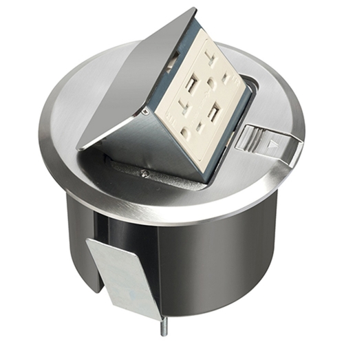 Arlington Pop Up Countertop Box Kit w/ TR GFCI USB Receptacle, Non ...