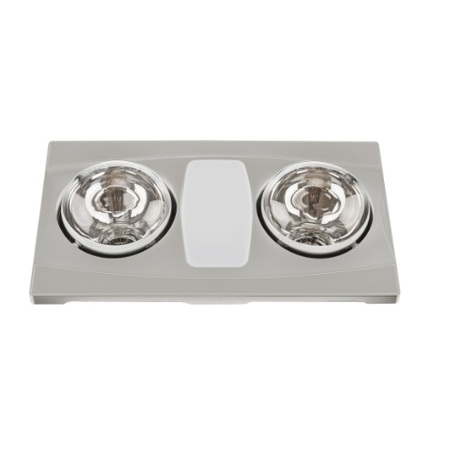 Aero Pure 610W Bathroom Fan Heater w/ Light, 80 CFM, 5.1A, 120V, Satin  Nickel (Aero Pure A515A SN) | HomElectrical.com
